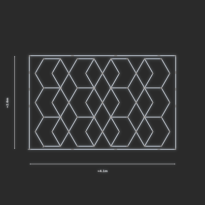 ULTRABEAM LED Light Kit Chevron 3.8x2.5m 528W — Cool White
