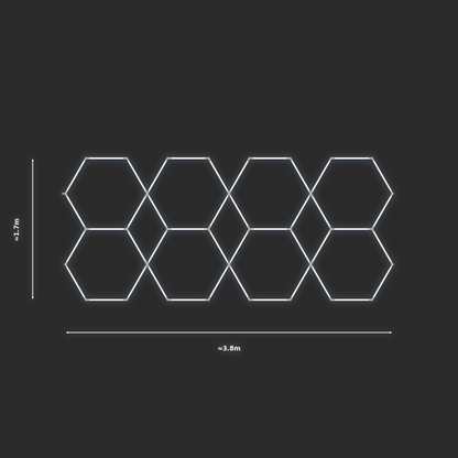 ULTRABEAM LED Light Kit Hex Parallel 1.7x3.8m 264W — None