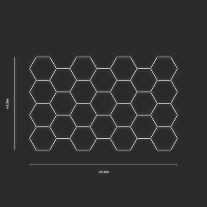ULTRABEAM LED Light Kit Hex Classic 5.2x3.3m 576W — None