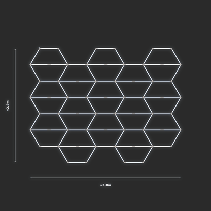 ULTRABEAM LED Light Kit Hex Vertical 2.9x3.8m 540W — None