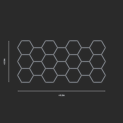 ULTRABEAM LED Light Kit Hex Classic 5.2x2.5m 438W — None