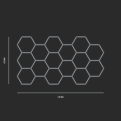 ULTRABEAM LED Light Kit Hex Classic 4.5x2.5m 366W — None
