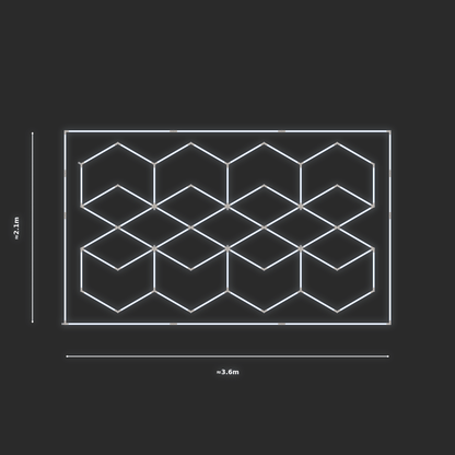 ULTRABEAM LED Light Kit Chevron 1.9x3.3m 348W — Cool White