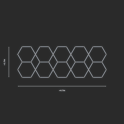 ULTRABEAM LED Light Kit Hex Parallel 1.7x4.7m 330W — None