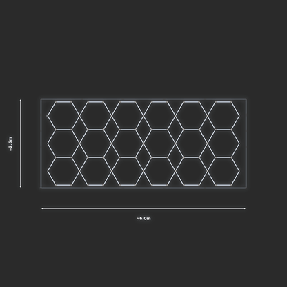 ULTRABEAM LED Light Kit Hex Parallel 2.5x5.7m 576W — Cool White
