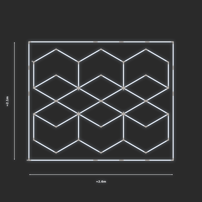 ULTRABEAM LED Light Kit Chevron 1.9x2.5m 264W — Cool White