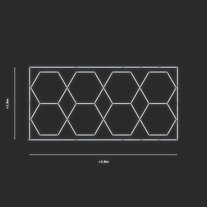 ULTRABEAM LED Light Kit Hex Parallel 1.7x3.8m 264W — Cool White