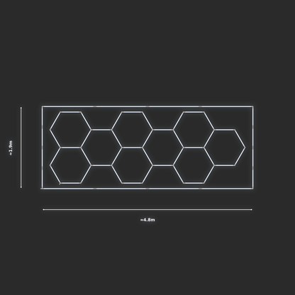 ULTRABEAM LED Light Kit Hex Classic 4.5x1.7m 246W — Cool White