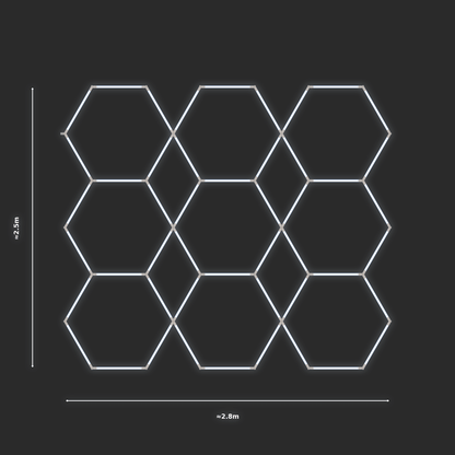 ULTRABEAM LED Light Kit Hex Parallel 2.5x2.8m 288W — None