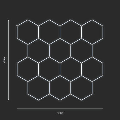 ULTRABEAM LED Light Kit Hex Classic 3.1x3.3m 336W — None