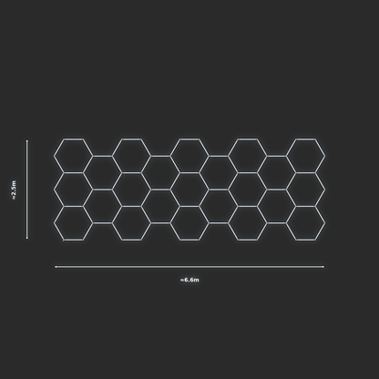 ULTRABEAM LED Light Kit Hex Classic 6.6x2.5m 552W — None