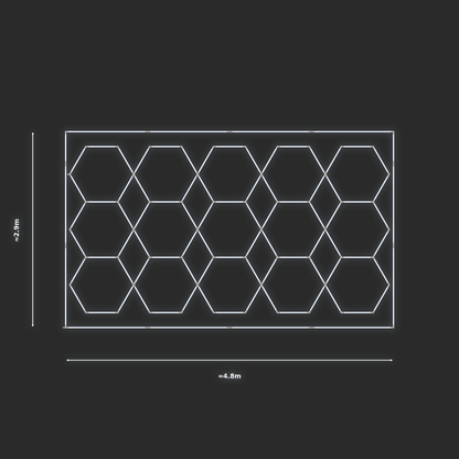 ULTRABEAM LED Light Kit Hex Parallel 2.5x4.7m 480W — Cool White