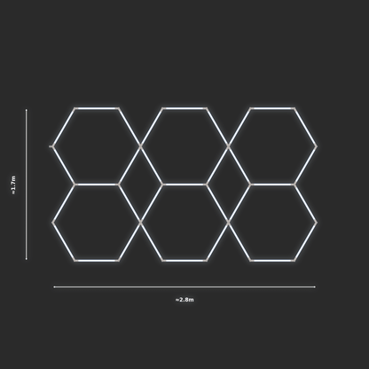 ULTRABEAM LED Light Kit Hex Parallel 1.7x2.8m 198W — None