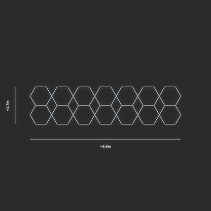 ULTRABEAM LED Light Kit Hex Parallel 1.7x6.6m 462W — None