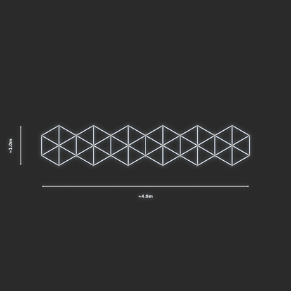 ULTRABEAM LED Light Kit Hex Subdivided 4.9x1m 402W — None