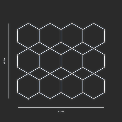 ULTRABEAM LED Light Kit Hex Parallel 3.3x2.8m 378W — None