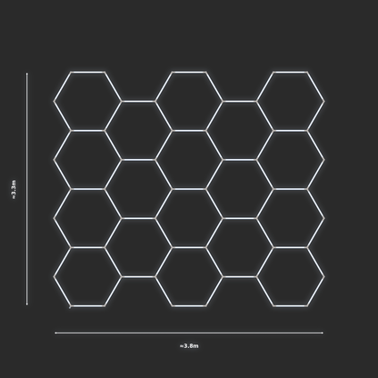 ULTRABEAM LED Light Kit Hex Classic 3.8x3.3m 426W — None