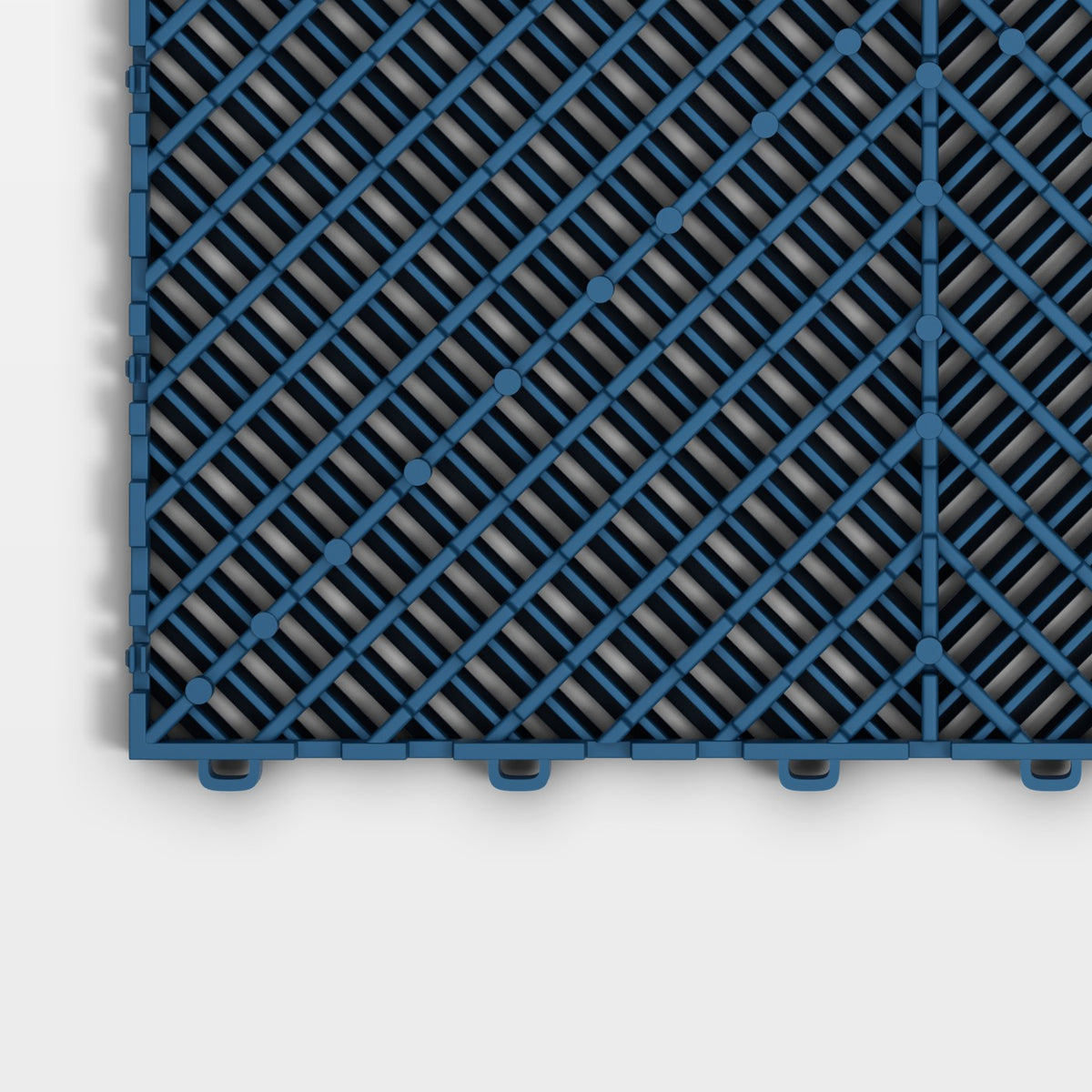 ULTRAGRID tile in Aero Blue: one corner of the underside