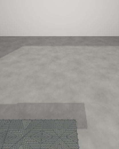 ULTRAFLUX Space Grey garage floor tile, film