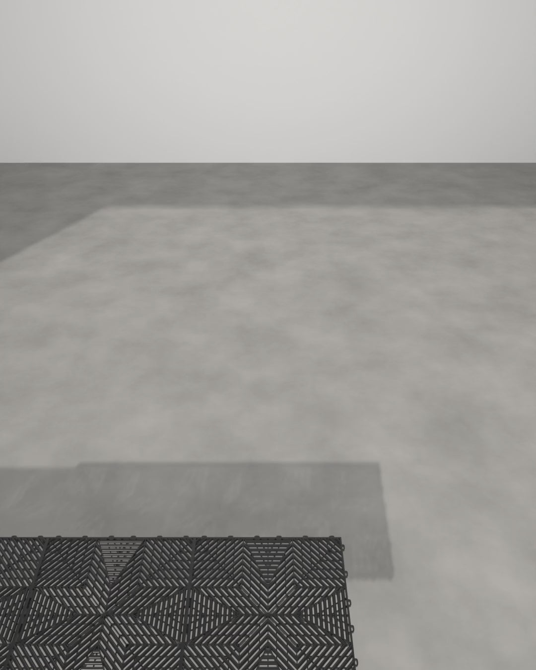 ULTRAFLUX Jet Black garage floor tile, film