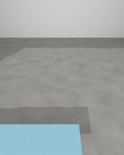 ULTRATUFF Gulf Blue garage floor tile, film
