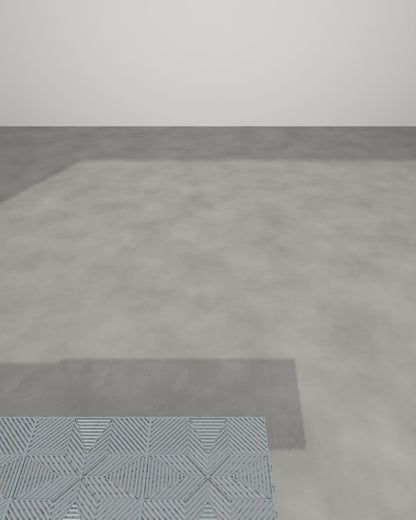 ULTRAFLUX Silver Grey garage floor tile, film