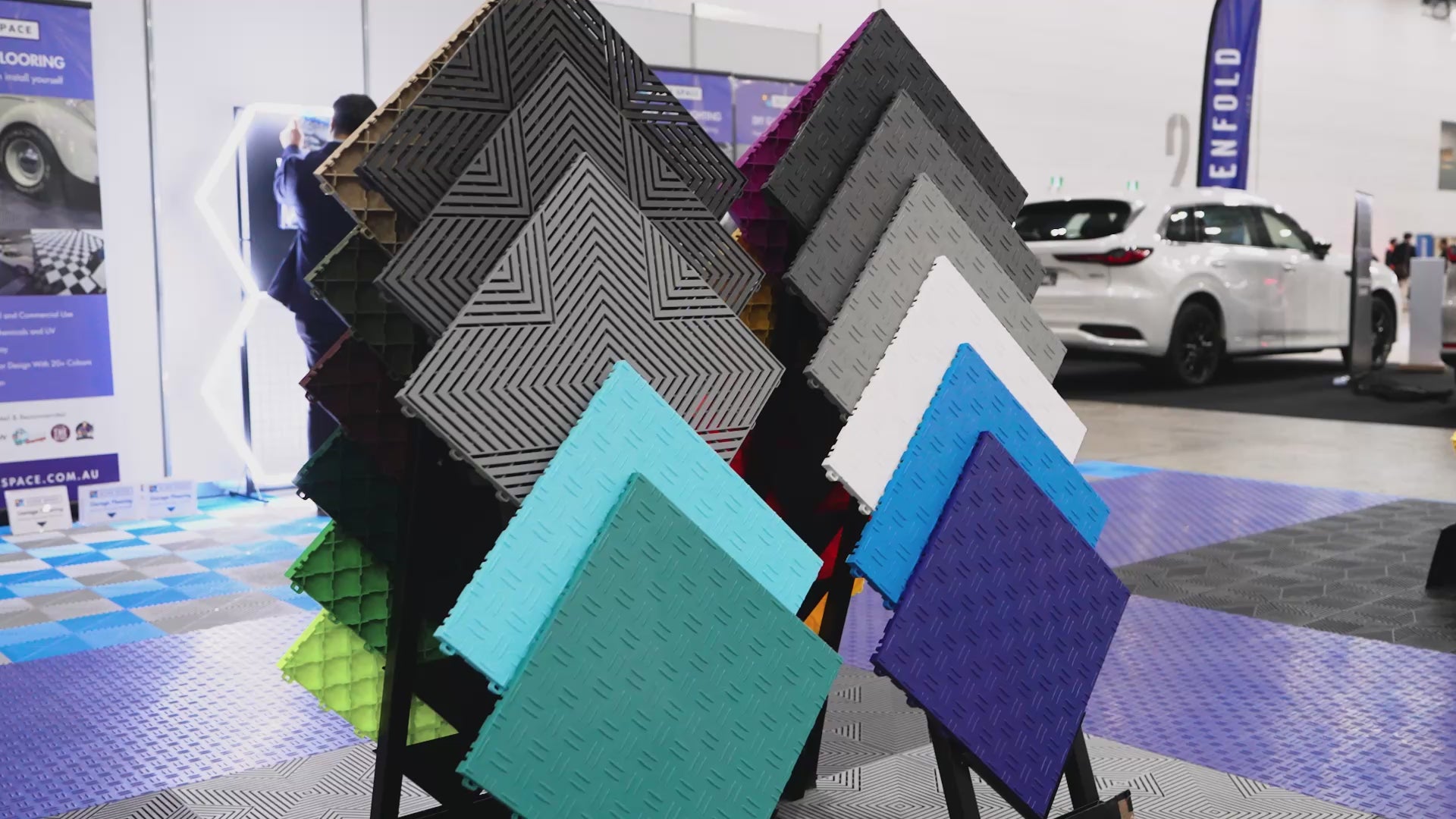 Load video: Sleek Space at the Melbourne EV Show