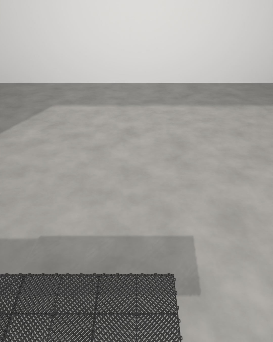 ULTRAGRID Jet Black garage floor tile, film