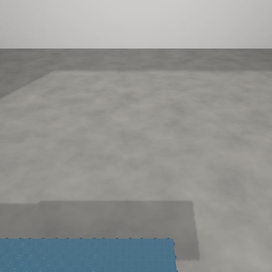 ULTRATUFF Aero Blue garage floor tile, film