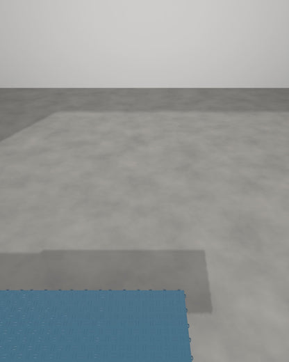 ULTRATUFF Aero Blue garage floor tile, film