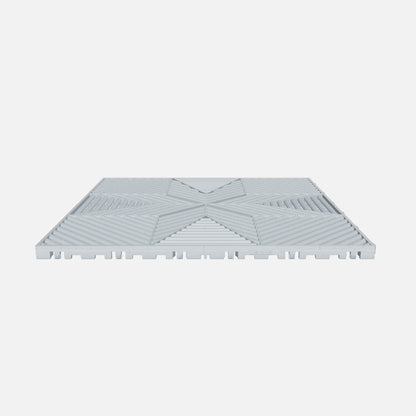 ULTRAFLUX Garage Floor Tile, Silver Grey (16-Pack)
