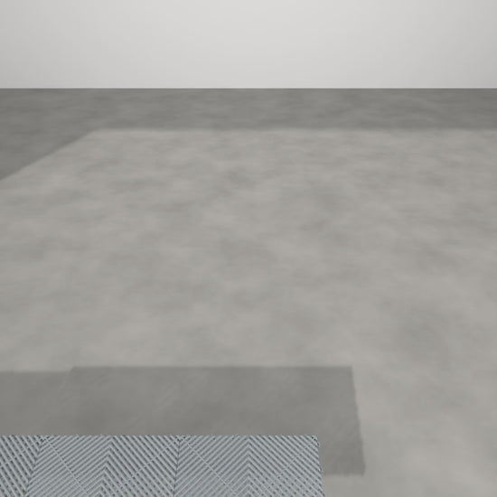 ULTRAGRID Silver Grey garage floor tile, film