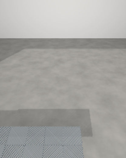 ULTRAGRID Silver Grey garage floor tile, film