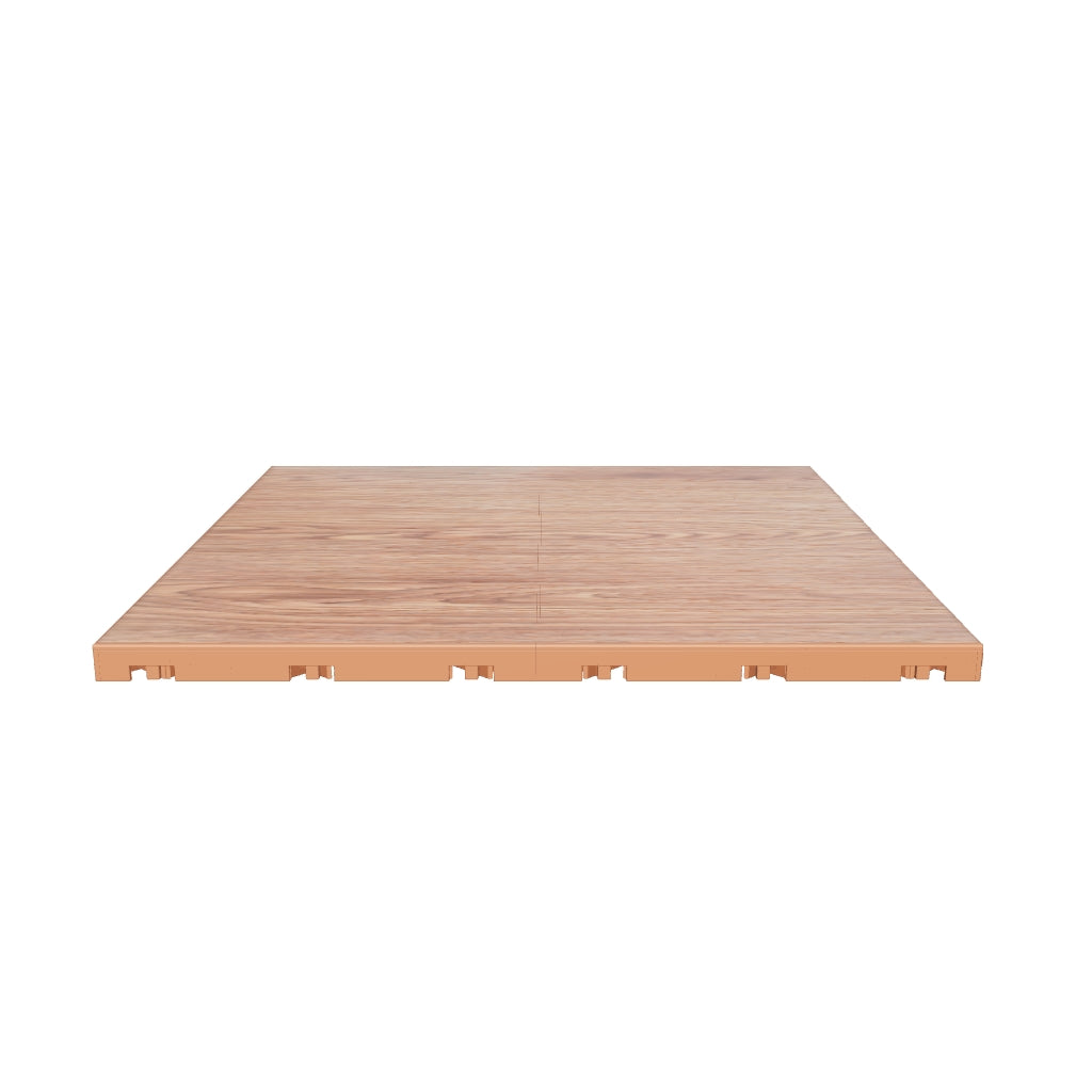 ULTRADECO modular floor tile in Copper Oak, 3D model