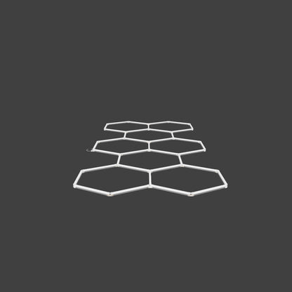 8-Grid Large Hexagon Light (4.8x2.1m, 296W)