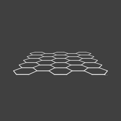 23-Grid Small Hexagon Light (4.1x3.8m, 528W)