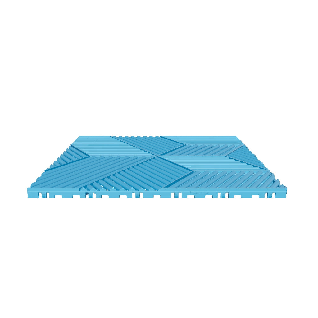 ULTRACUBE garage floor tile in Riviera Blue, 3D model