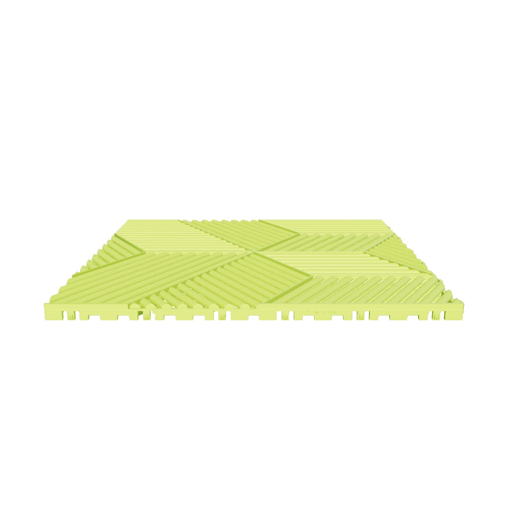 ULTRACUBE garage floor tile in Electric Green, 3D model