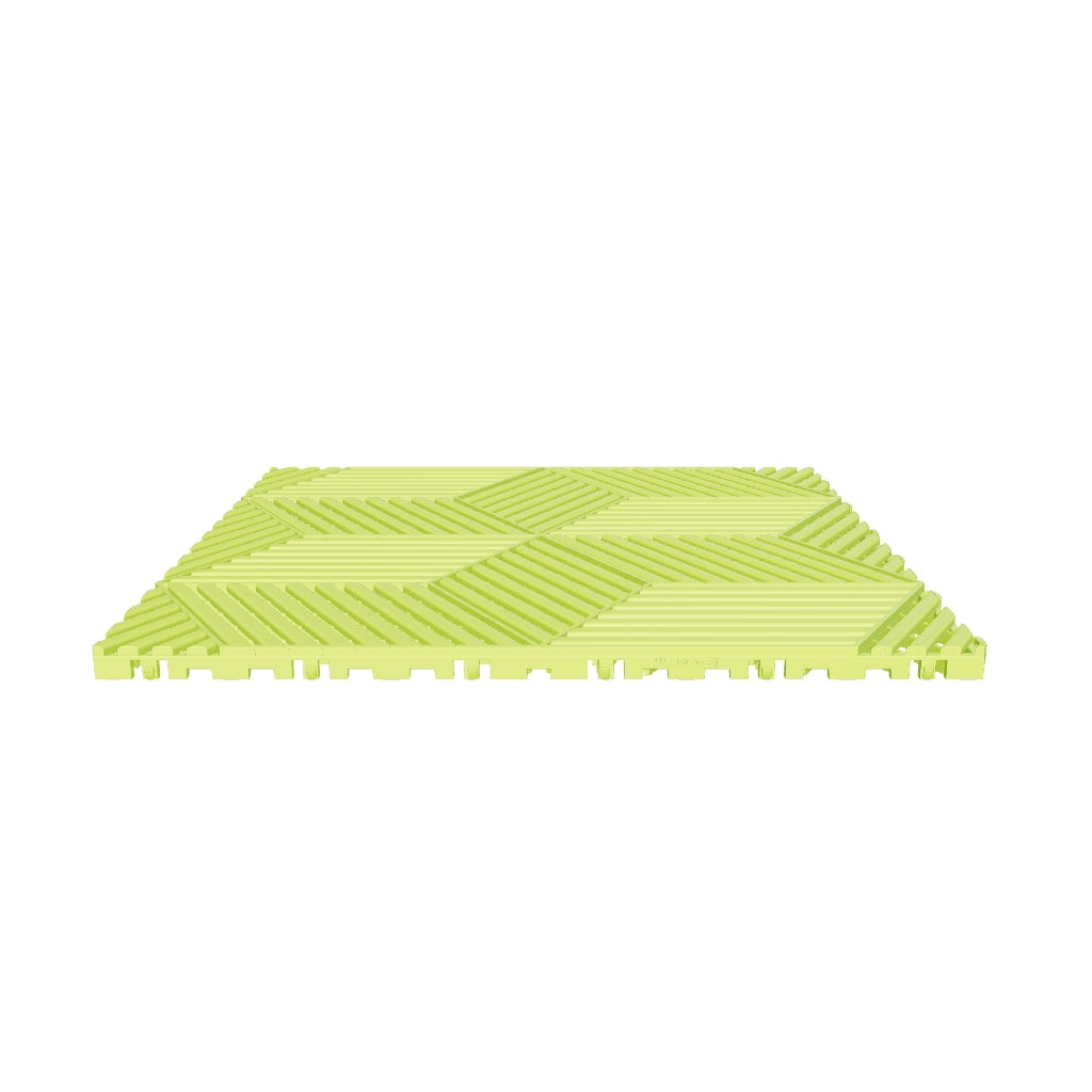 ULTRACUBE garage floor tile in Electric Green, 3D model