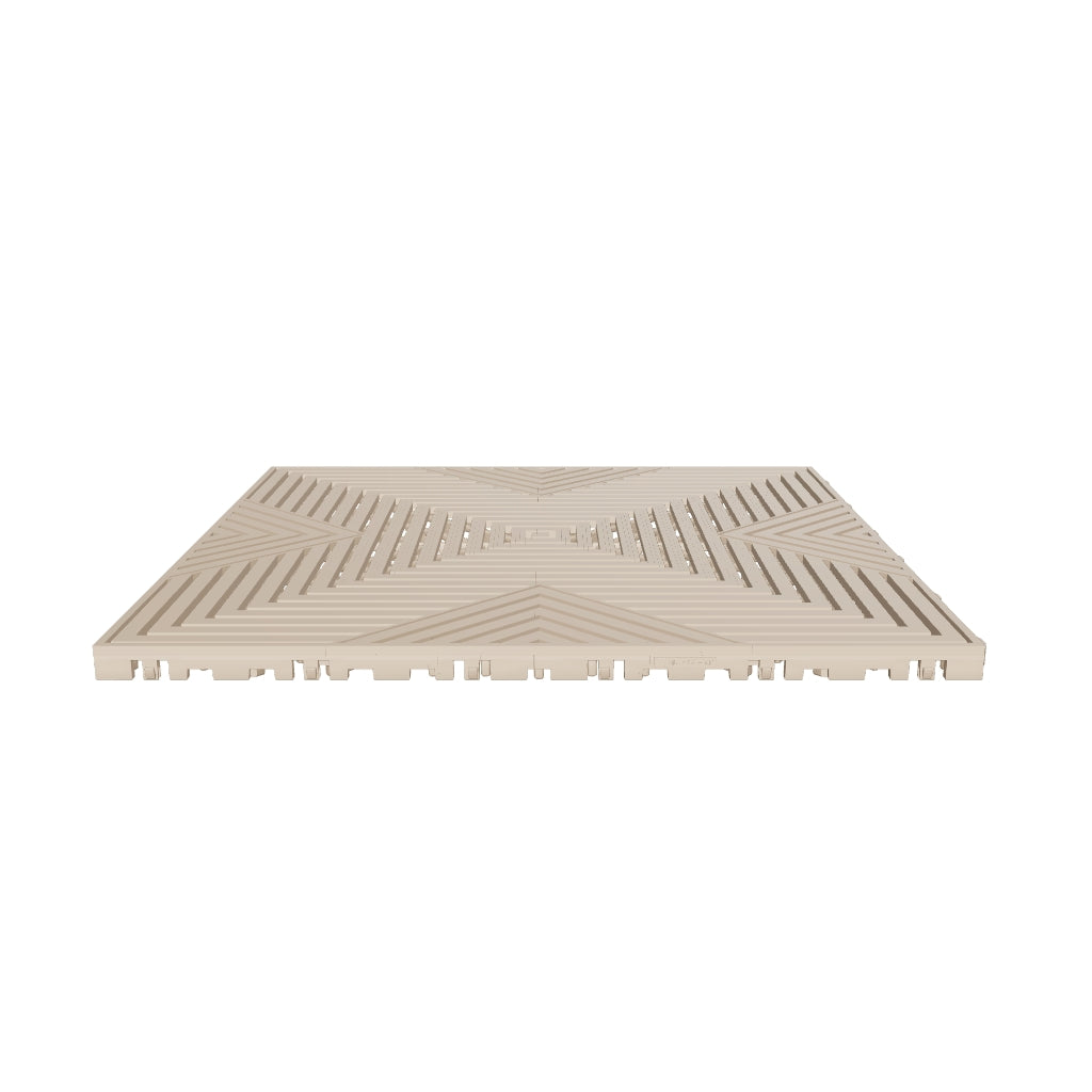 ULTRACORE garage floor tile in Stone Beige, 3D model