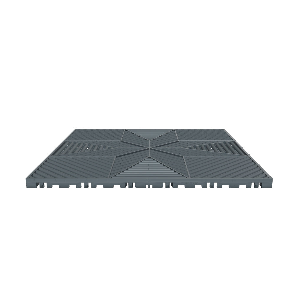 ULTRAFLUX garage floor tile in Stealth Grey, 3D model