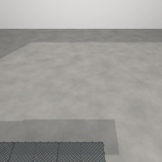 ULTRAGRID Stealth Grey garage floor tile, film