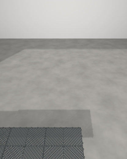 ULTRAGRID Stealth Grey garage floor tile, film
