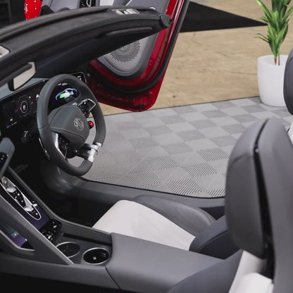 ULTRAGRID Garage Floor Tile, Silver Grey (16-Pack)