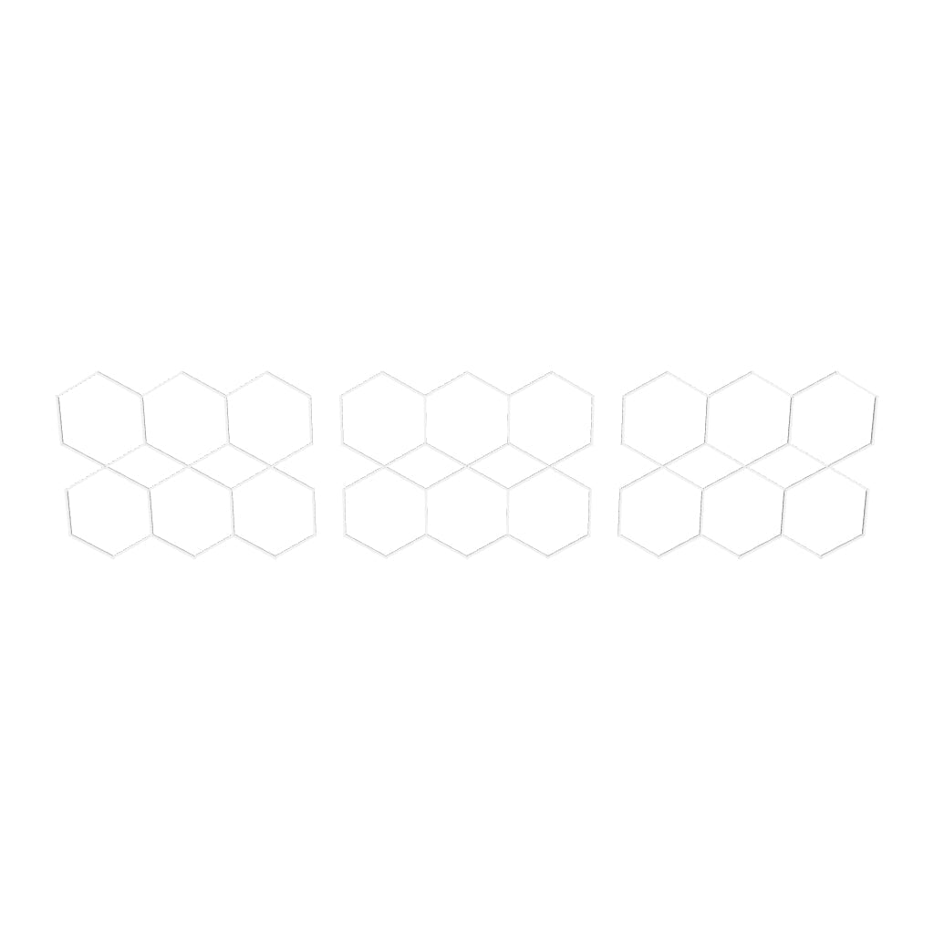 ULTRABEAM LED Light Kit Hex Parallel 2.5x1.9m 192W (Pack of 3) — model 3D model