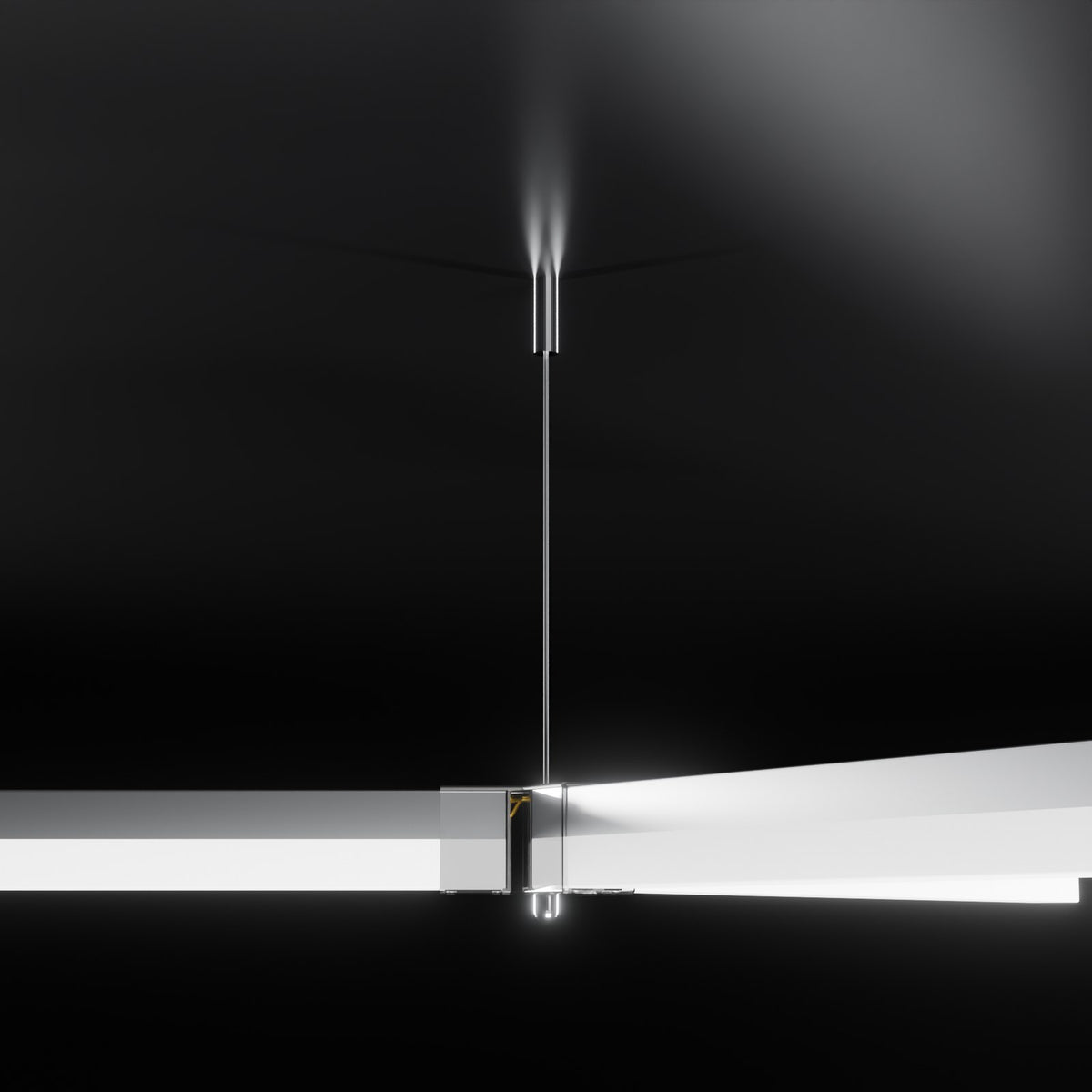 ULTRABEAM kit hung on its suspension cable
