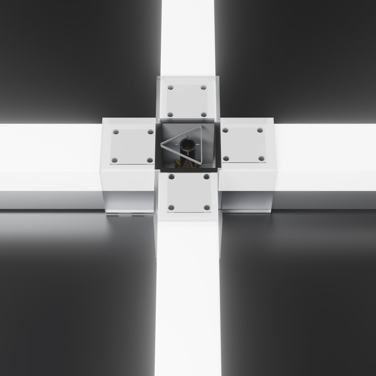 ULTRABEAM Cross-4 connector in a kit, lit
