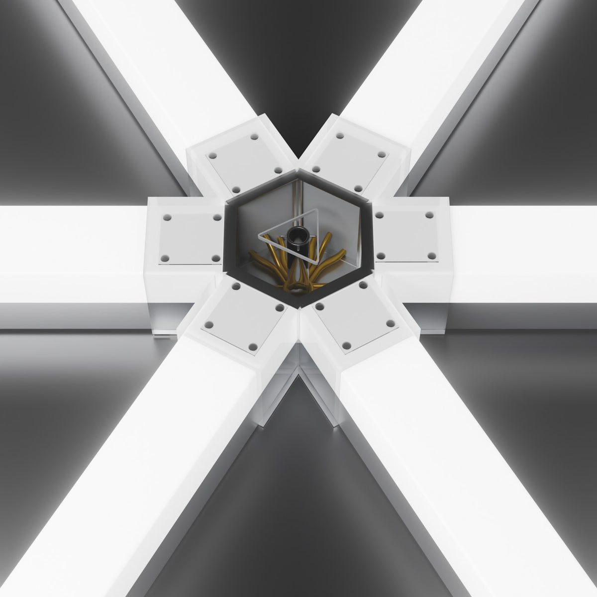 ULTRABEAM Star-6 connector in a kit, lit