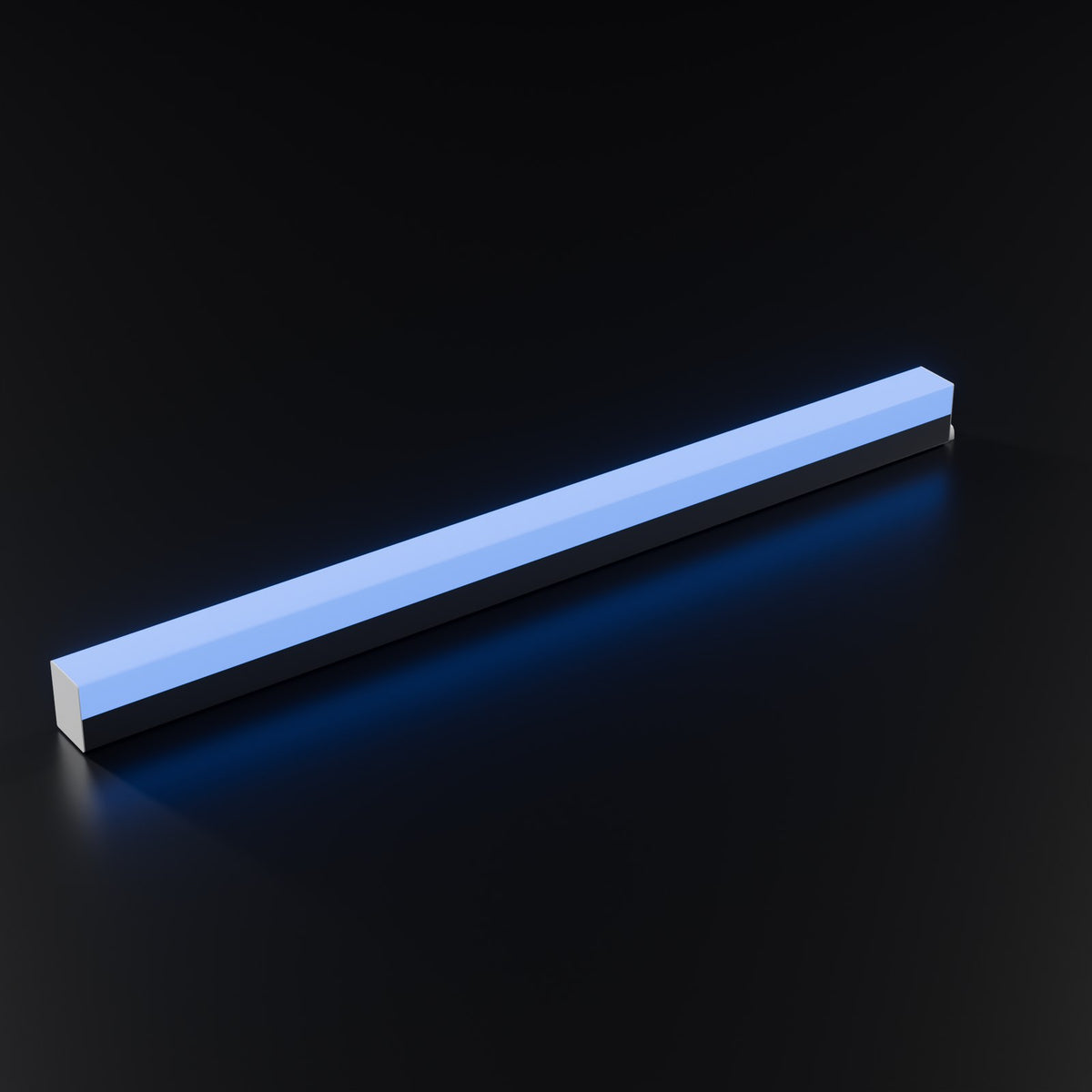 ULTRABEAM 443 mm LED tube, Blue, lit