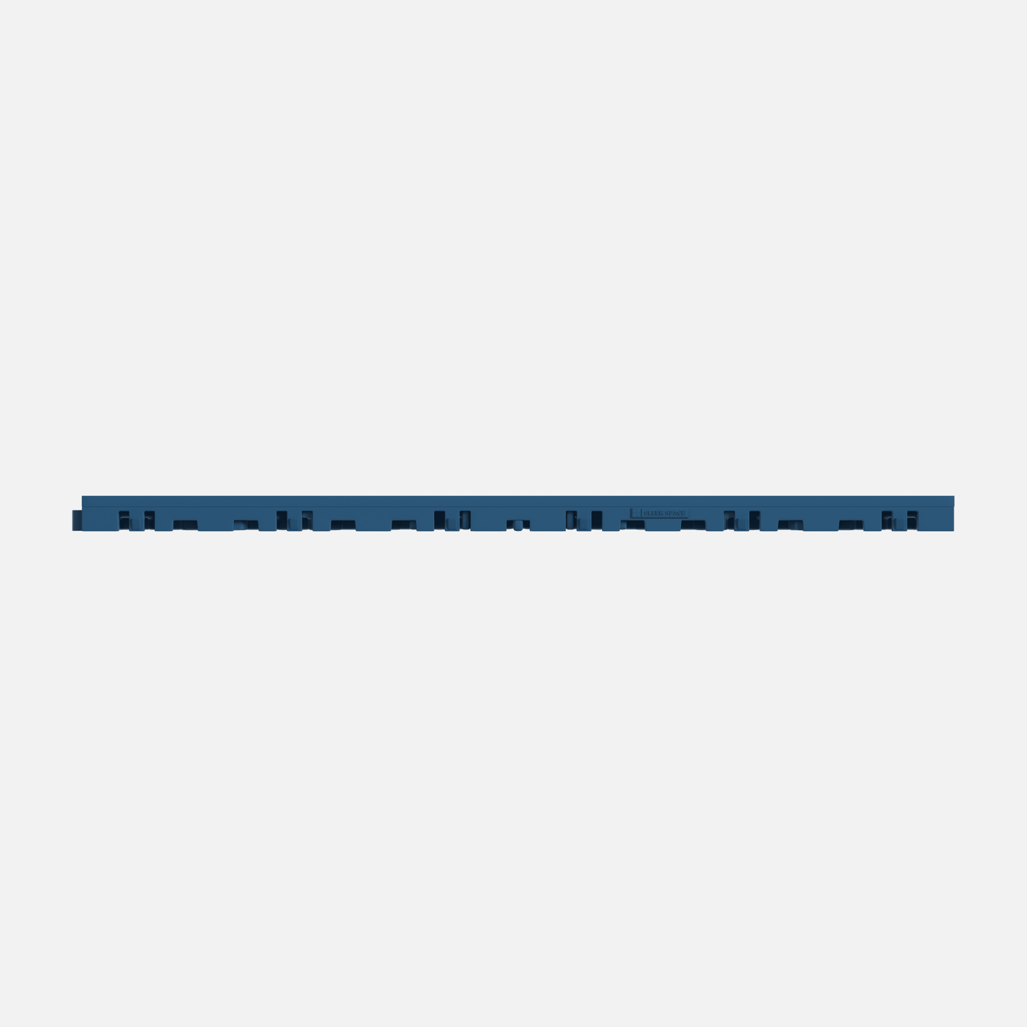 ULTRACORE garage floor tile in Aero Blue, tile edge profile, second view
